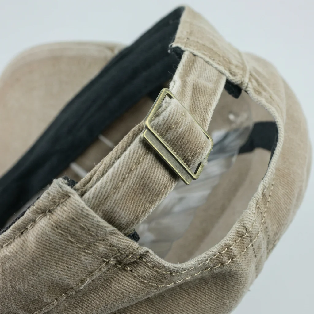 Casquette militaire coton ajustable style vintage décontracté - Vue 10 - Casquette militaire