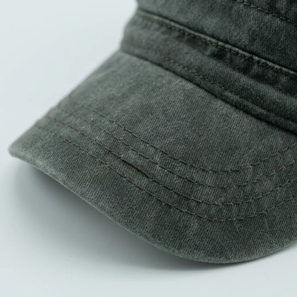 Casquette militaire coton ajustable style vintage décontracté - Vue 4 - Casquette militaire