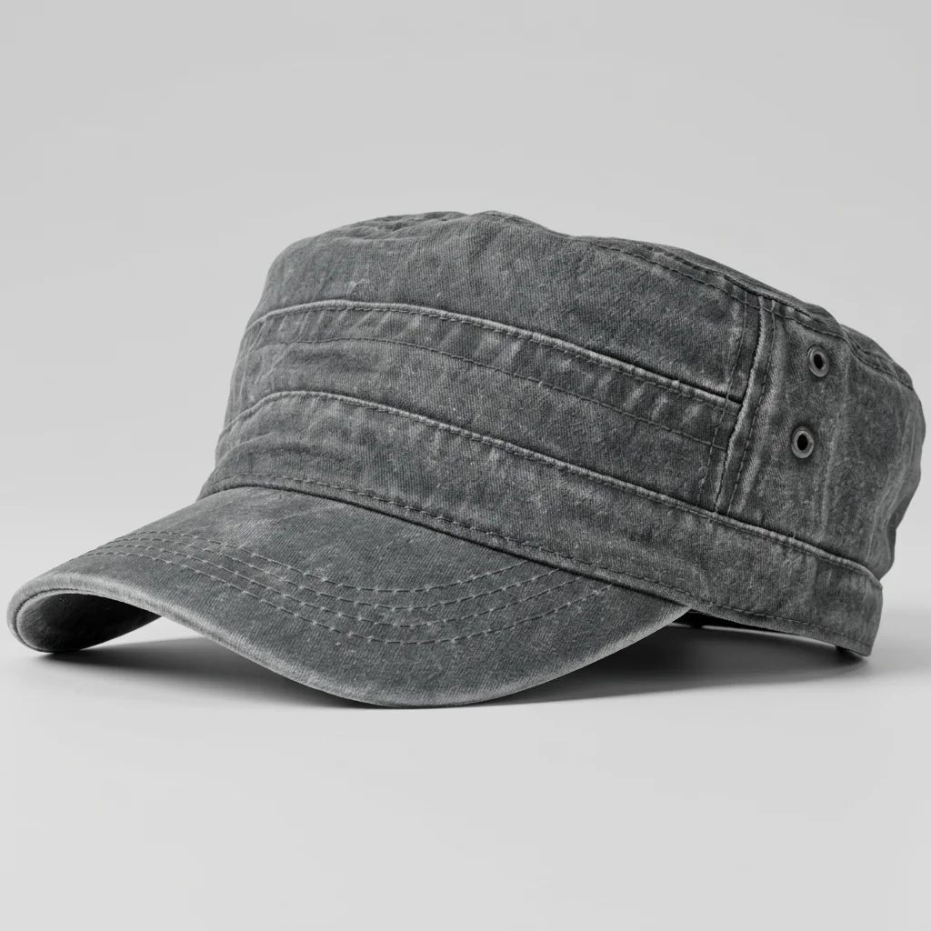 Casquette militaire coton ajustable style vintage décontracté - Vue 9 - Casquette militaire