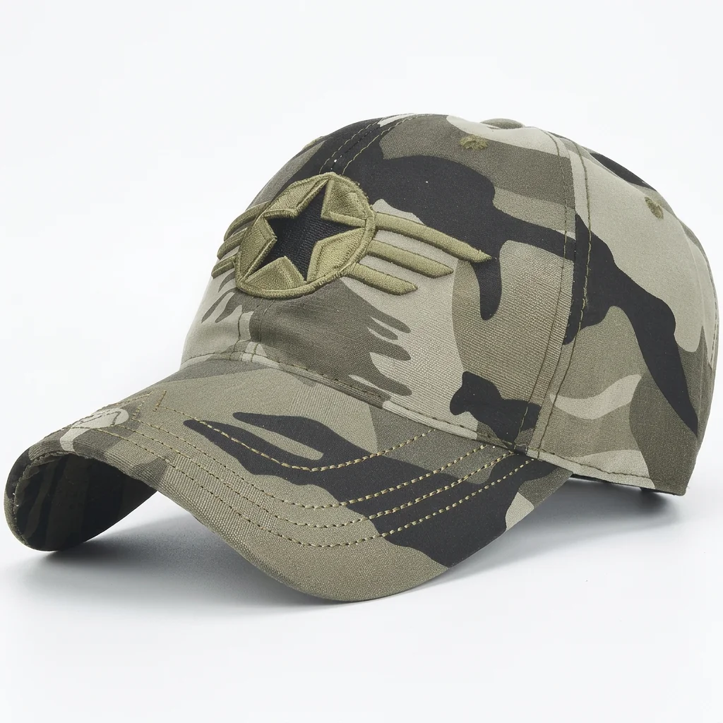 Casquette militaire coton respirante protection solaire tactique - Vue 1 - Casquette militaire