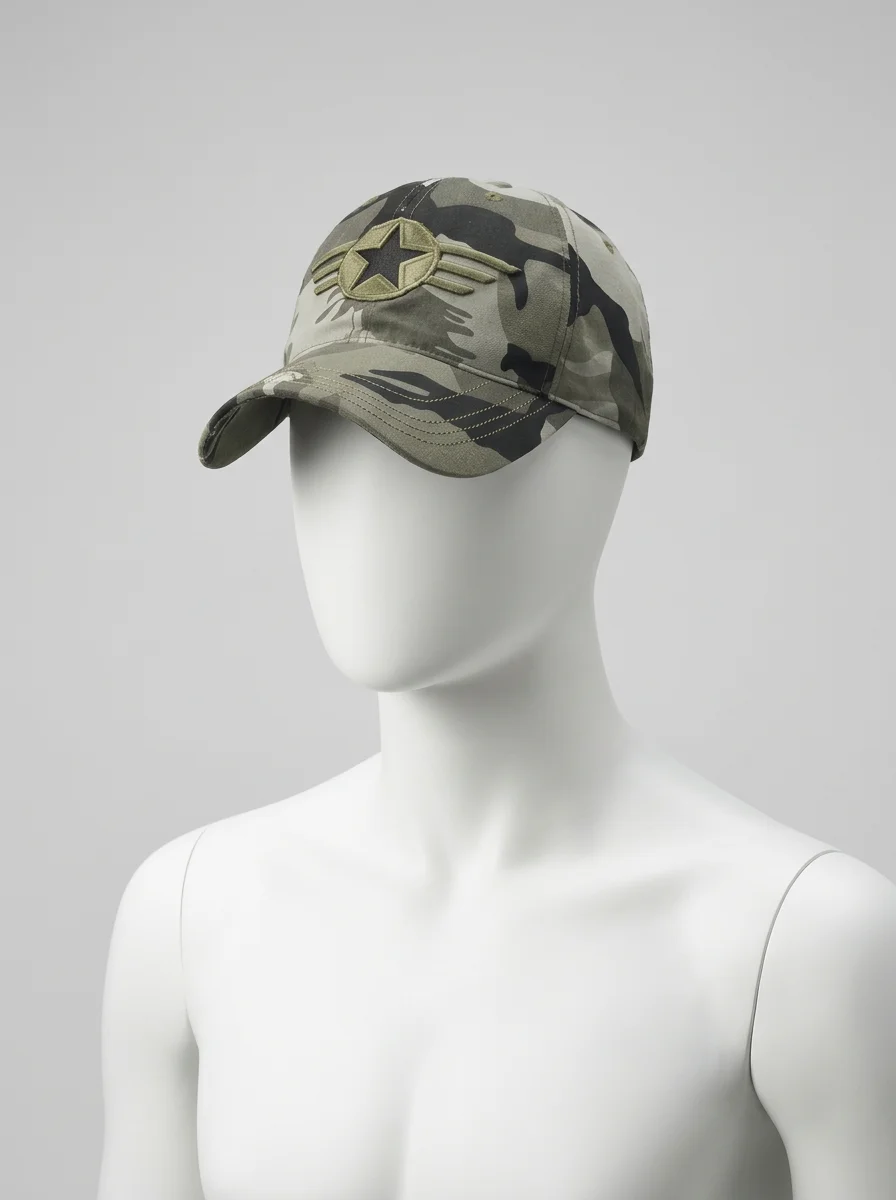 Casquette militaire coton respirante protection solaire tactique - Vue 5 - Casquette militaire
