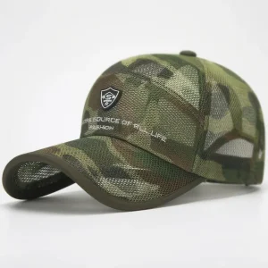 Casquette militaire polyester maille aérée sport homme - Vue 1 - Casquette militaire