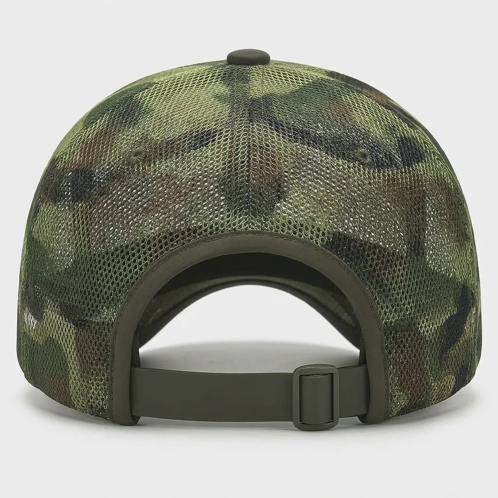 Casquette militaire polyester maille aérée sport homme - Vue 2 - Casquette militaire