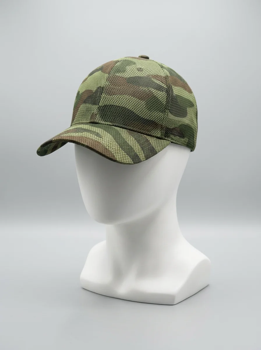 Casquette militaire polyester maille aérée sport homme - Vue 8 - Casquette militaire