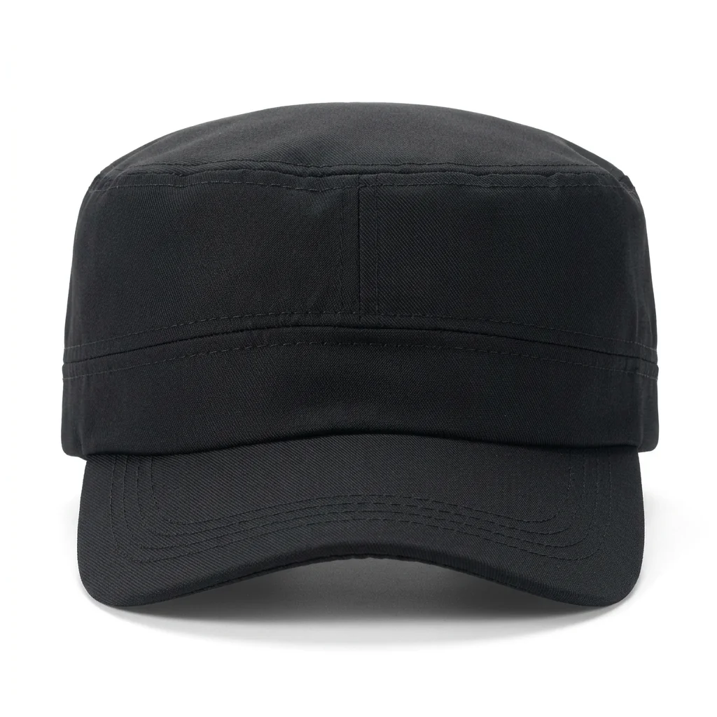Casquette militaire polyester minimaliste mi-saison ajustable - Vue 1 - Casquette militaire
