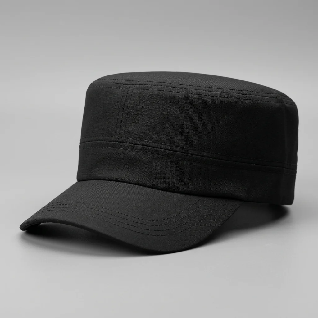 Casquette militaire polyester minimaliste mi-saison ajustable - Vue 2 - Casquette militaire